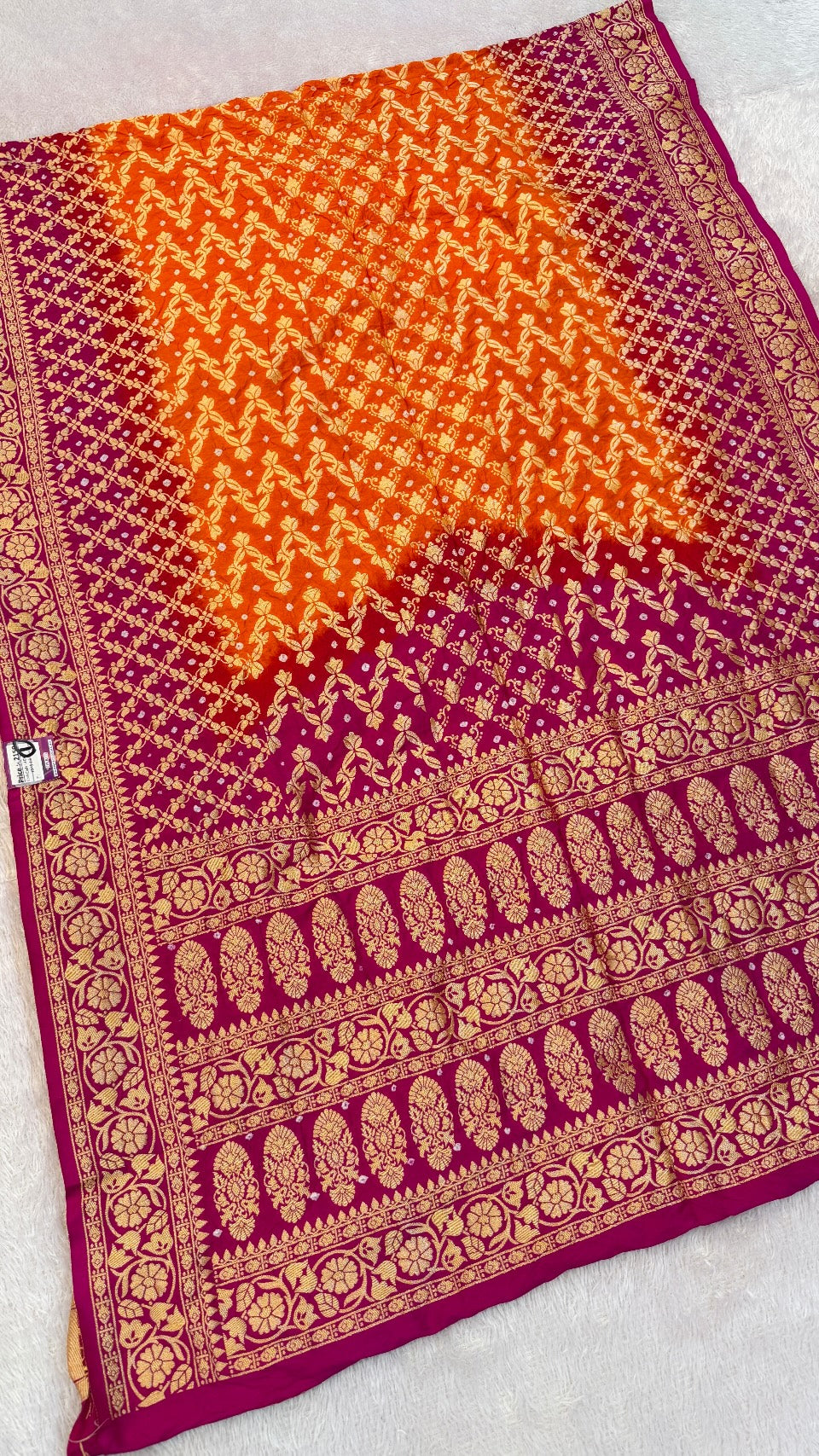 Hand Bandhani Saree SALE : 01