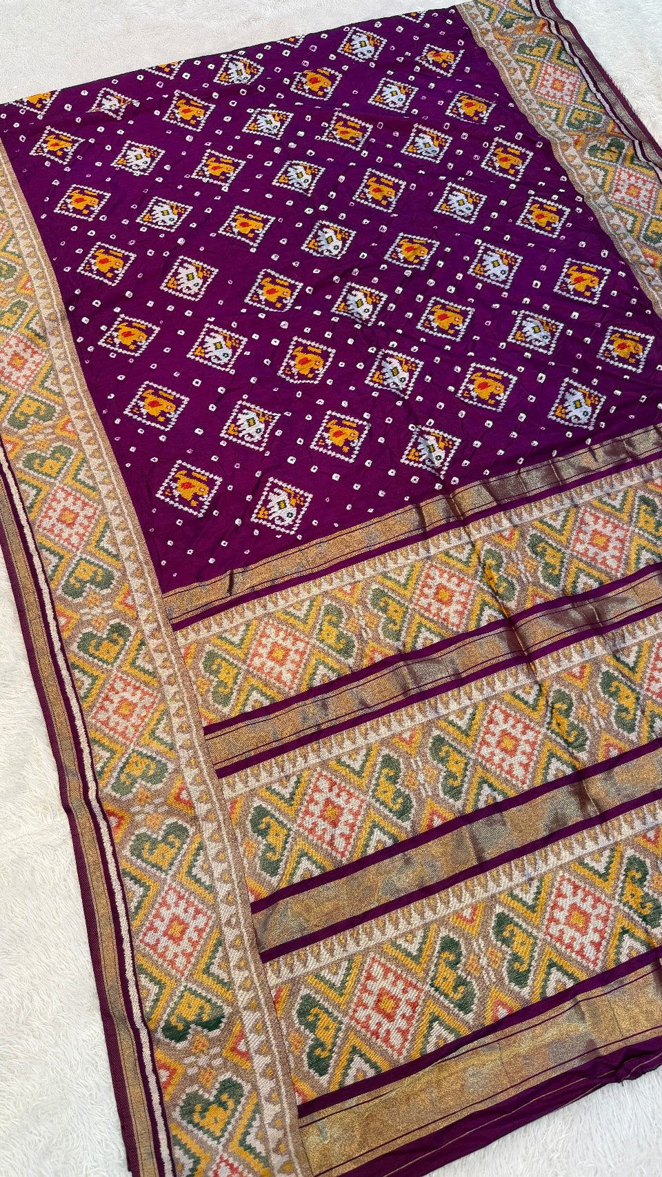 Hand Bandhani Saree SALE : 09