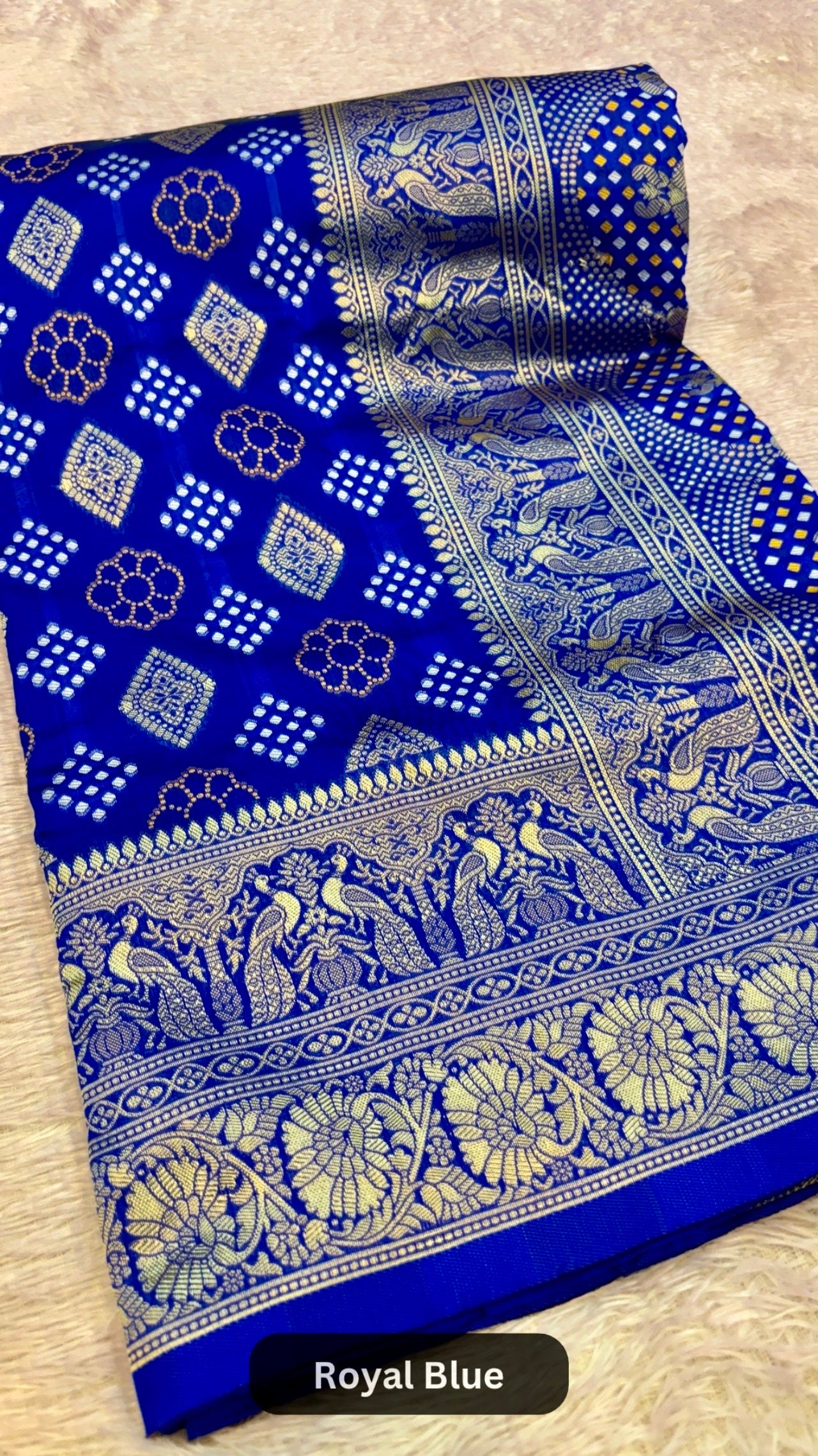 Rai Banarasi Bandhani Saree
