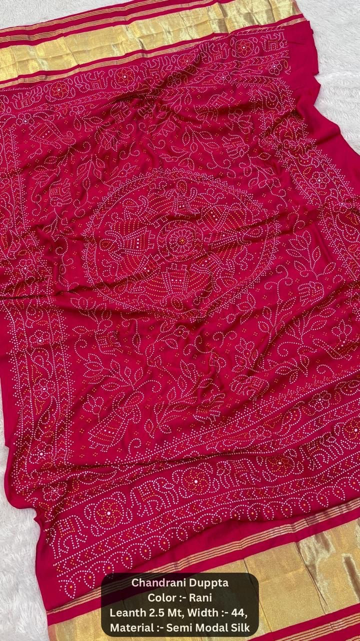 Chandrani Duppta With Lagadi Patta