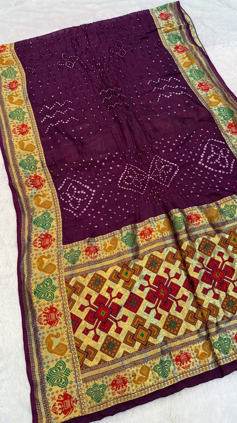 Hand Bandhani Saree SALE : 15