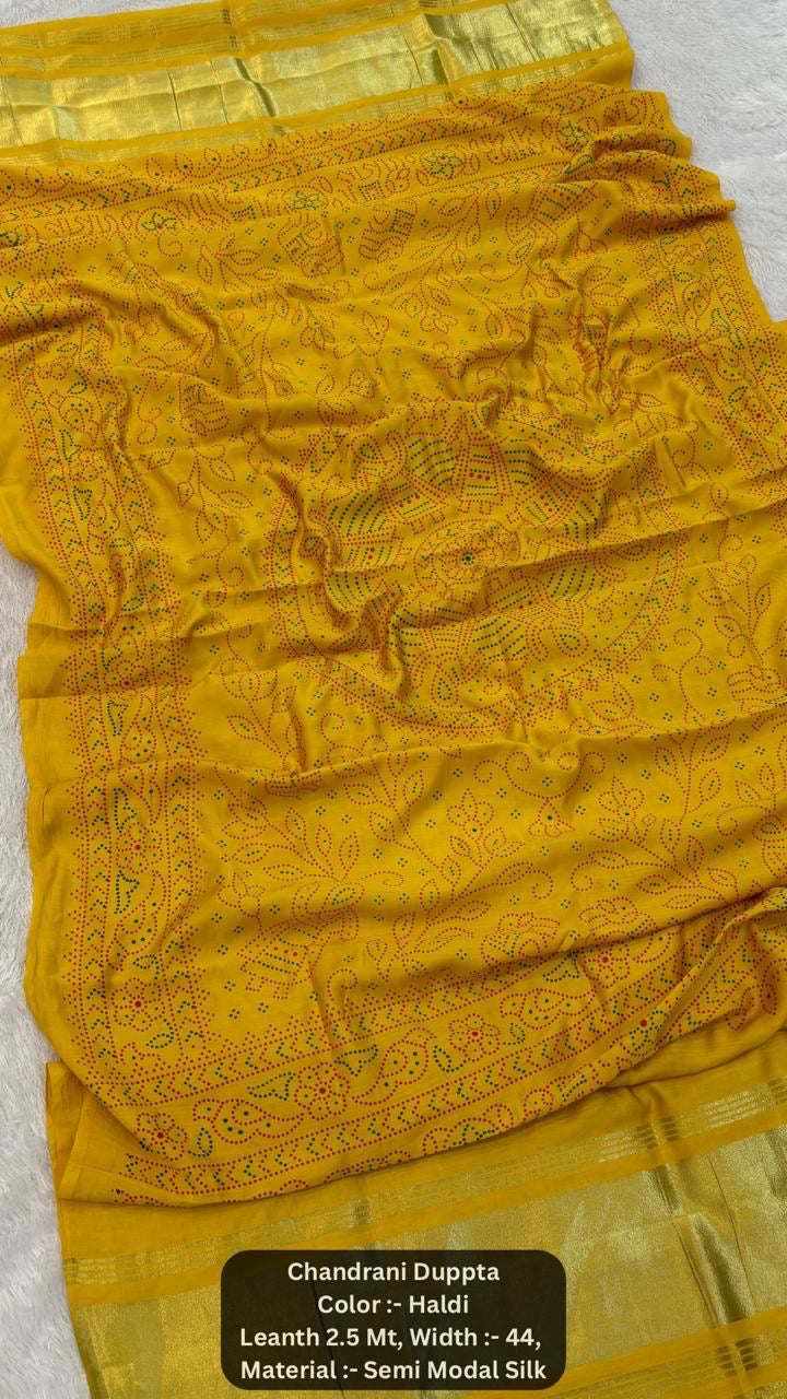 Chandrani Duppta With Lagadi Patta