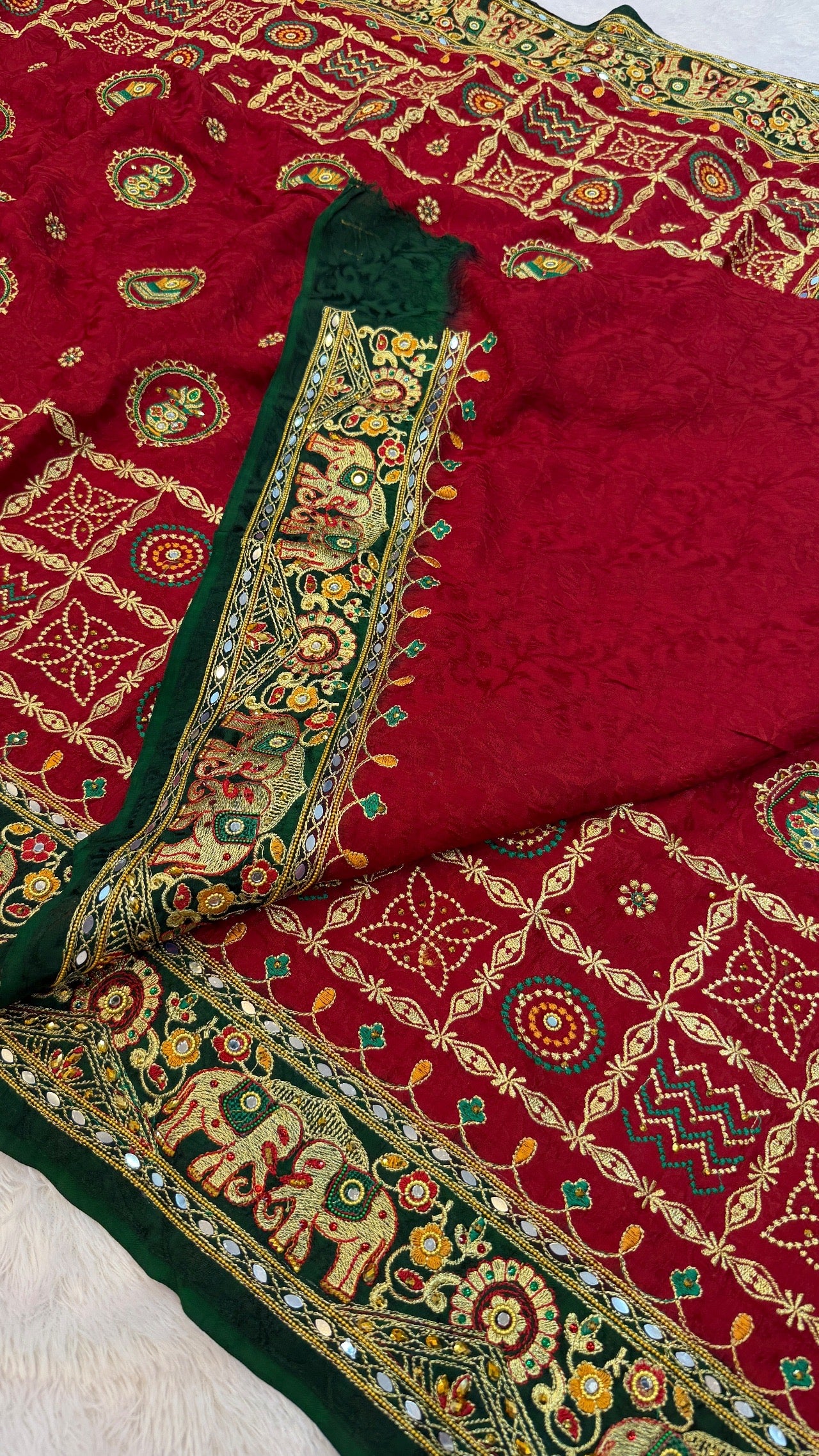 Kutchi Gharchola Saree (Doli-Barrat)