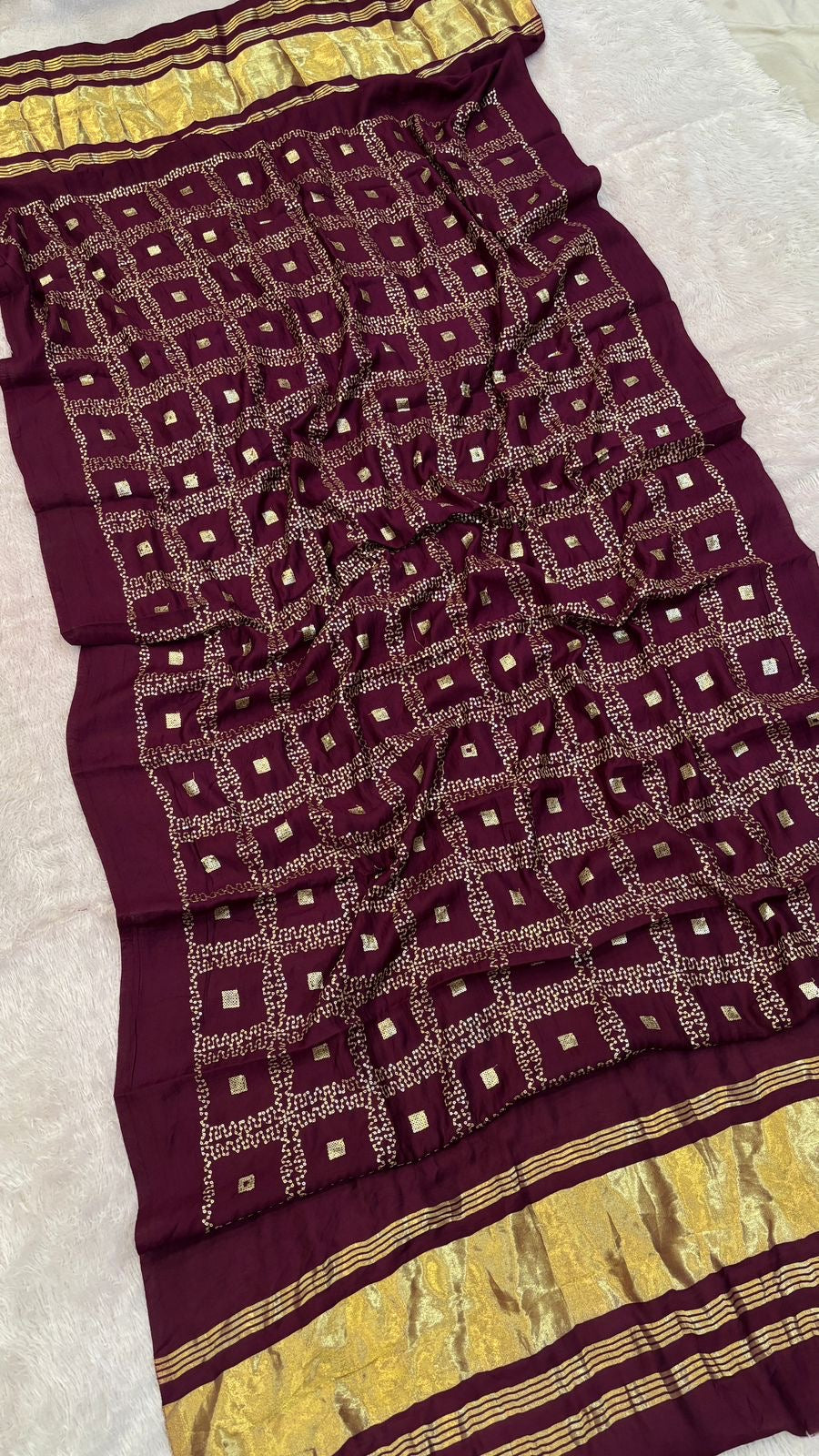 Sequence Work Duppta with Lagadi Patta (ONE DAY SALE)