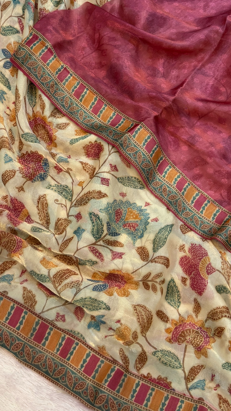Premium Gulbahar Floral Saree