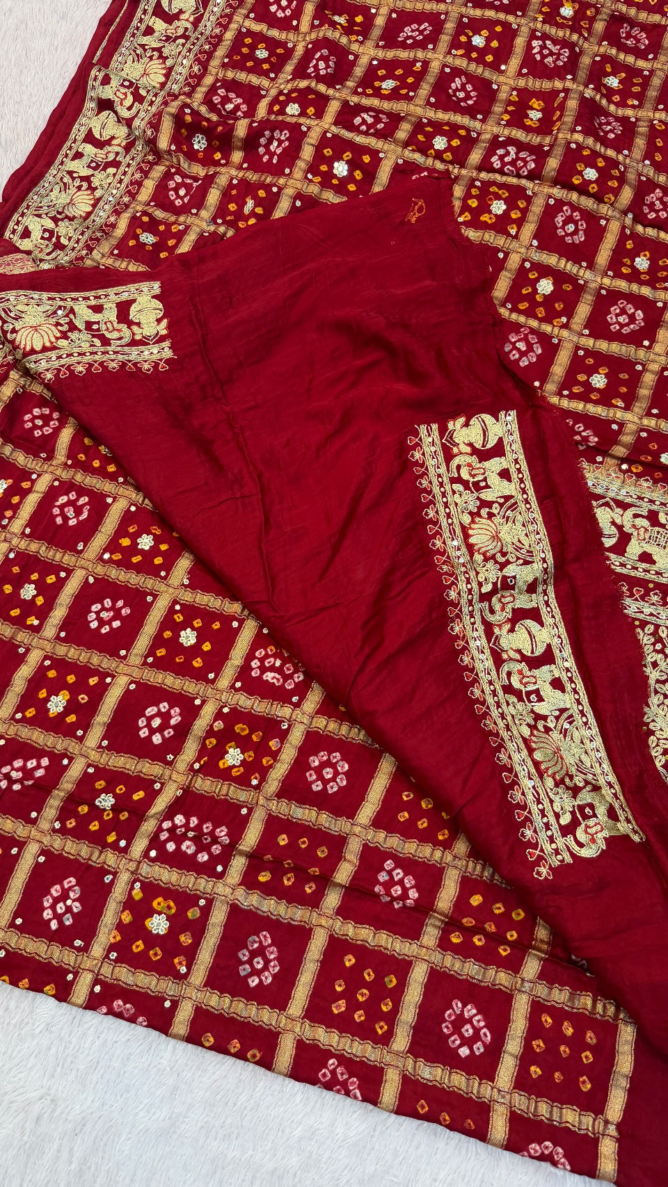 Traditional Gharchola Saree - 4002