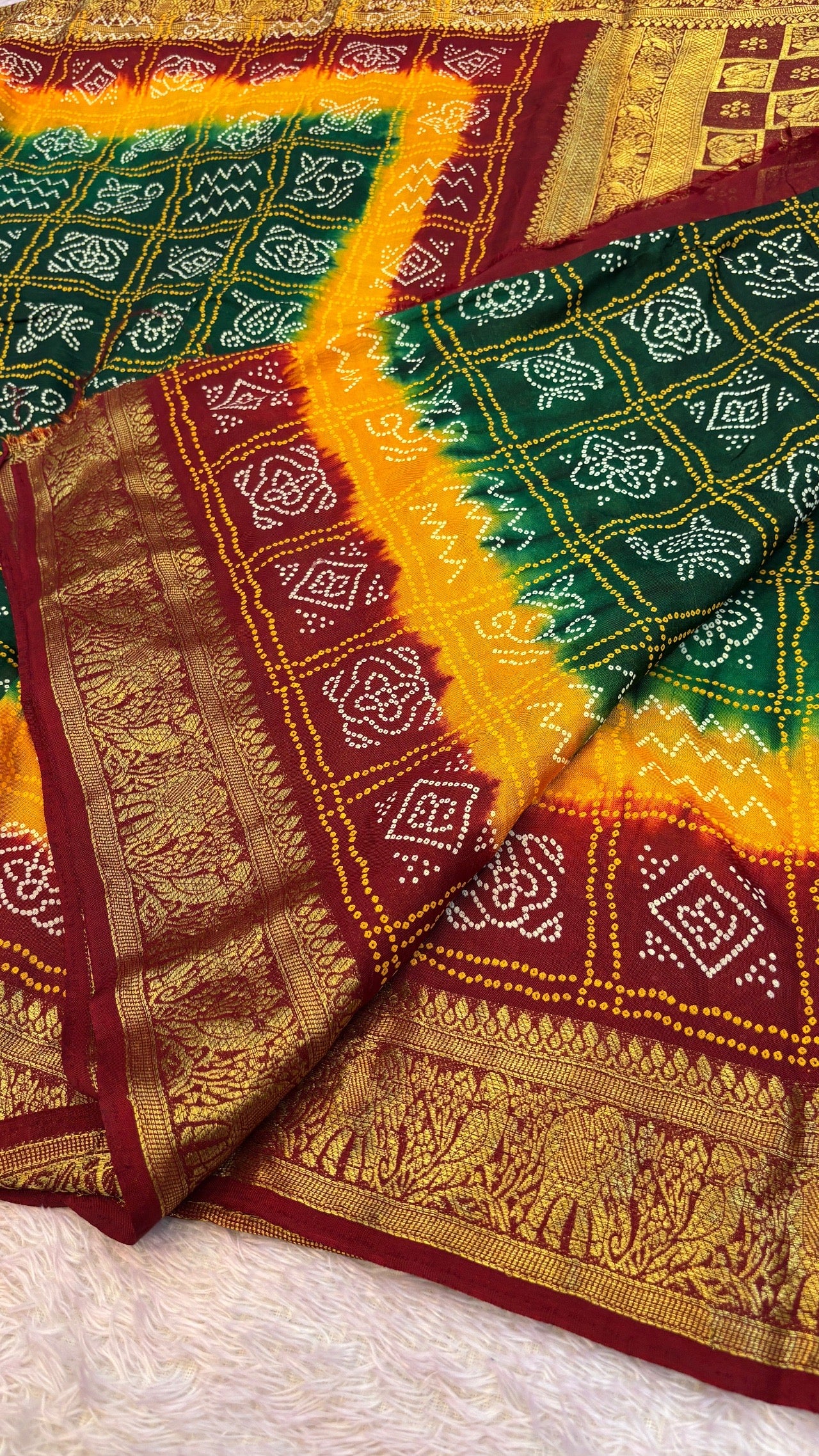 Royal Banarasi 3D Gharchola Saree