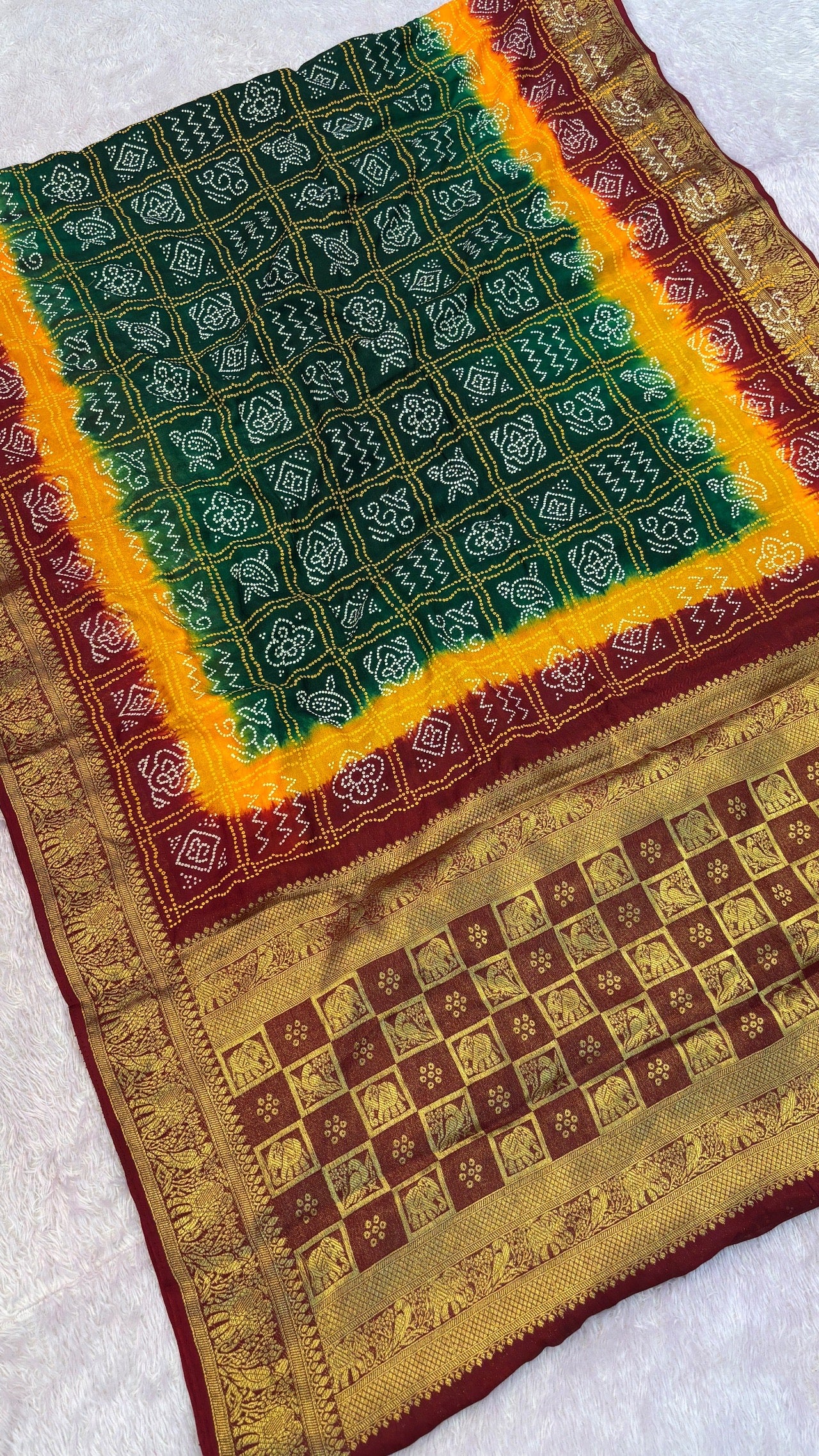 Royal Banarasi 3D Gharchola Saree