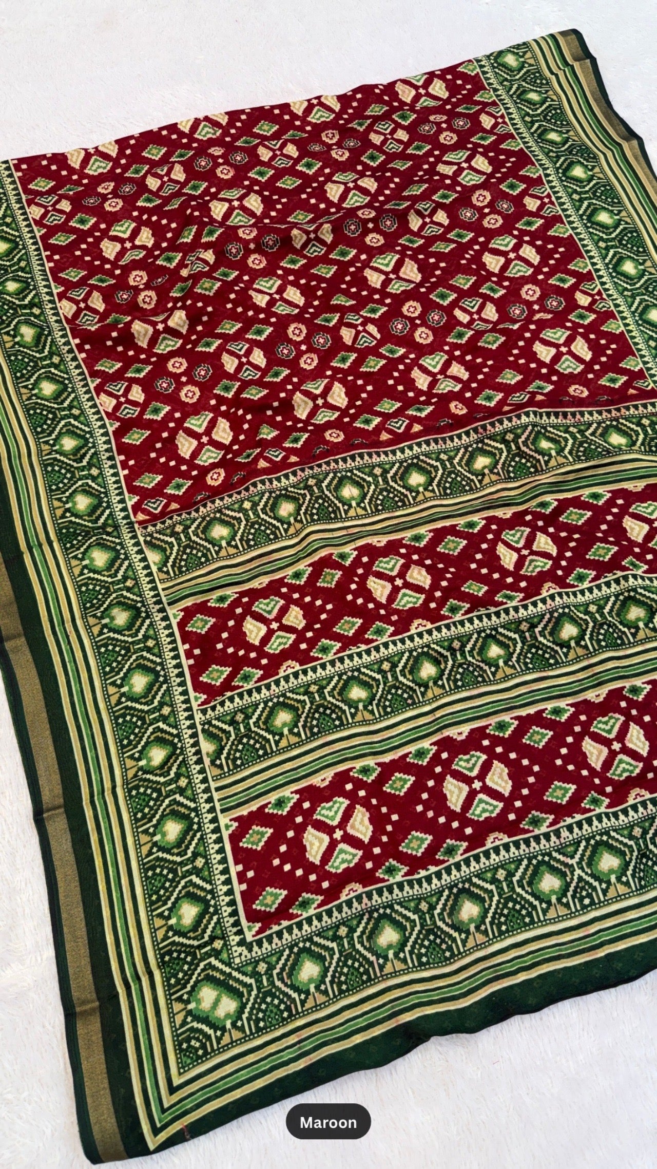 Ikkat Patola X Mul Cotten Saree