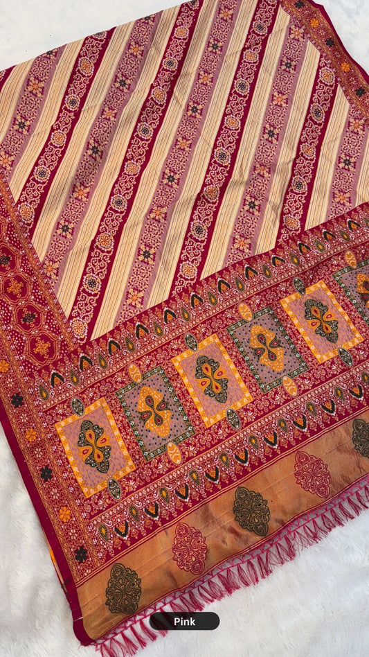 Rajawadi Lehariya Saree (Most Demanding)