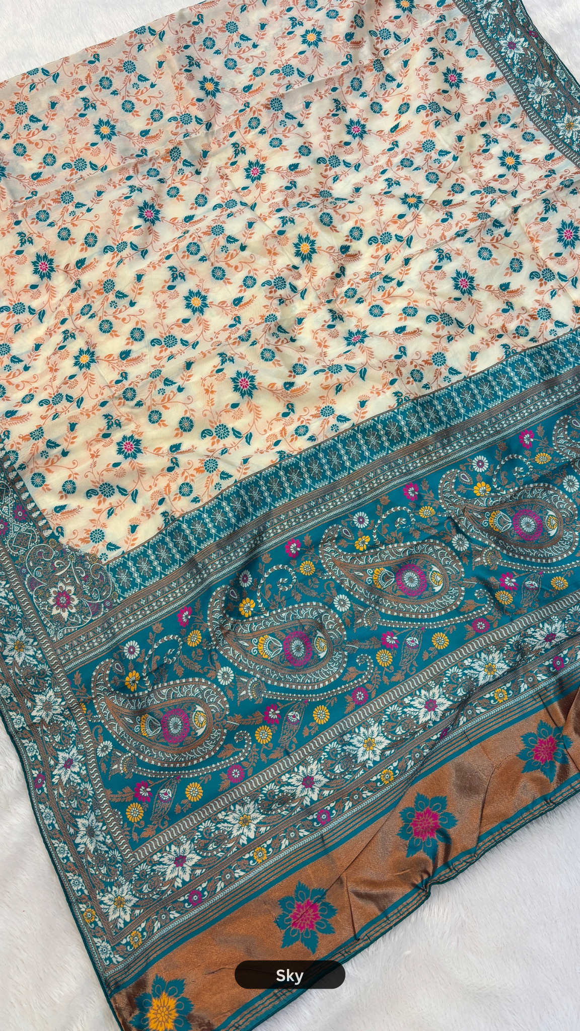 Soft Silk Rajwadi Saree (Heavy Jaal)