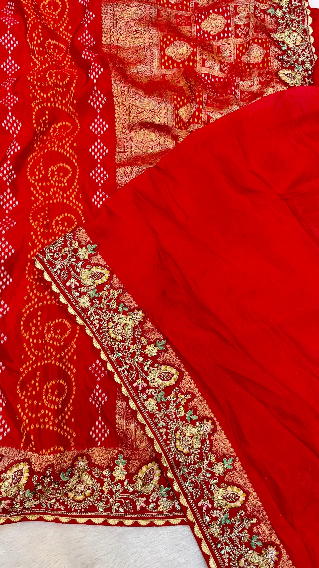 Laal Pari - The Handloom Atelier Handwork Saree (Vol.02)