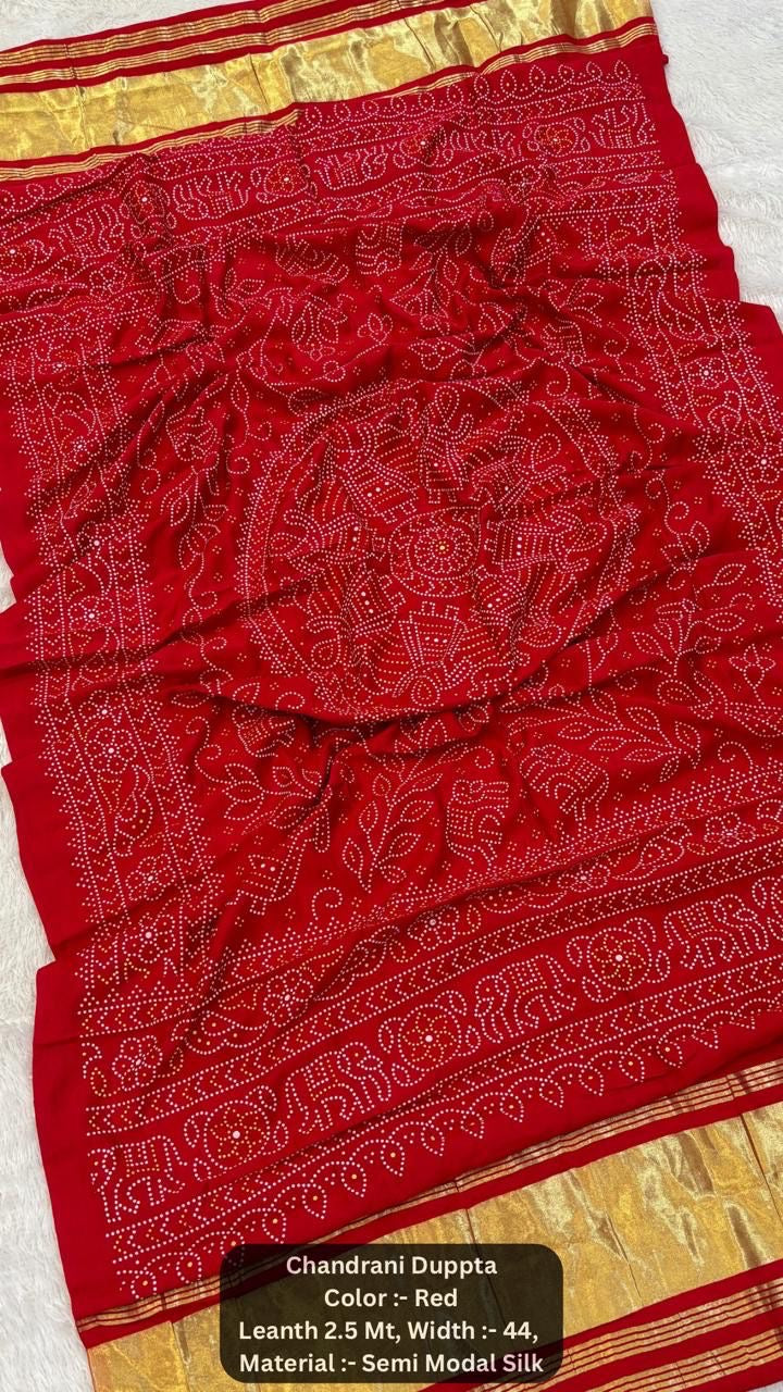 Chandrani Duppta With Lagadi Patta
