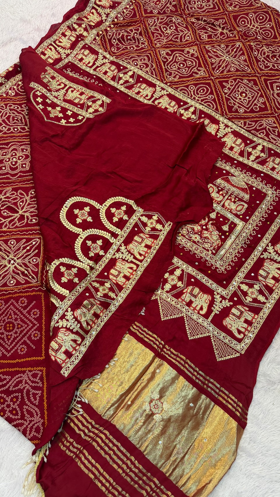 Traditional Gharchola Saree - 3026