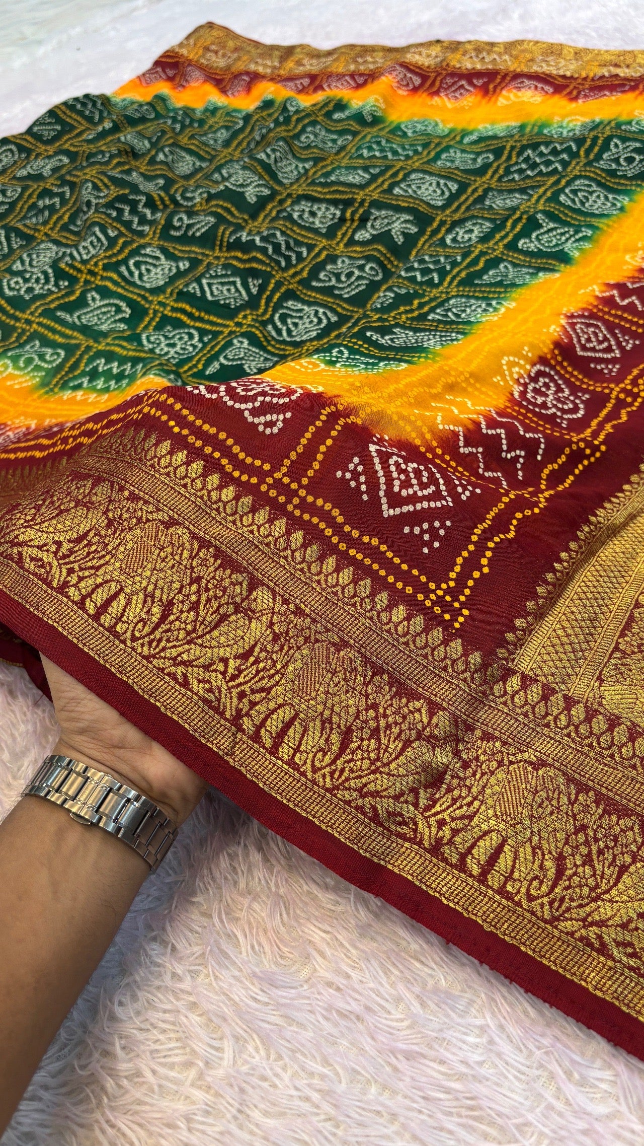 Royal Banarasi 3D Gharchola Saree