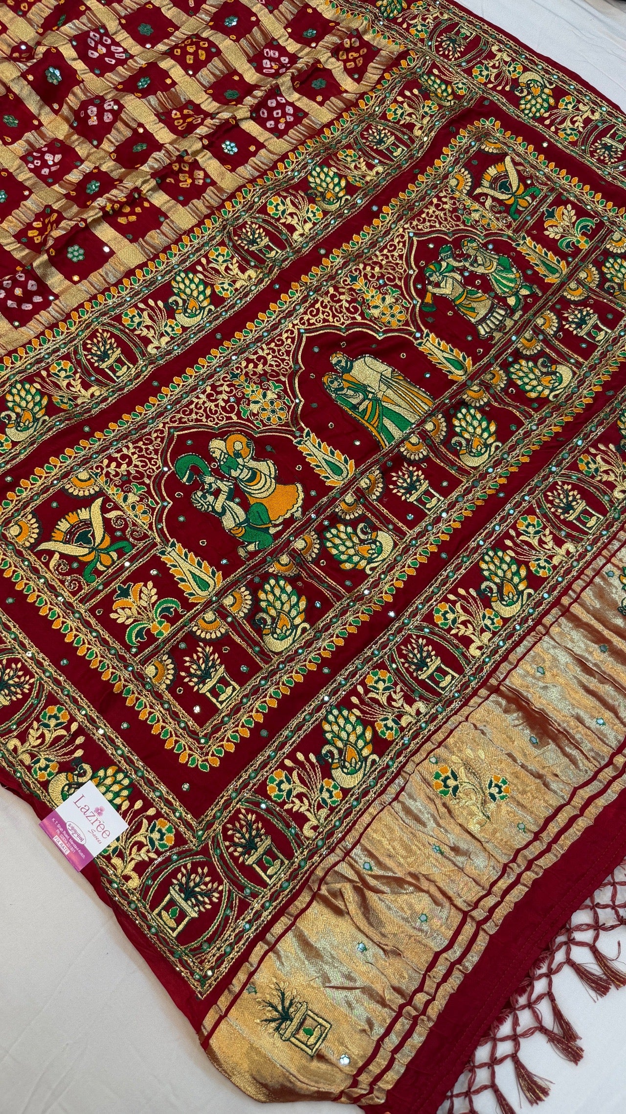 Traditional Gharchola Saree (A)