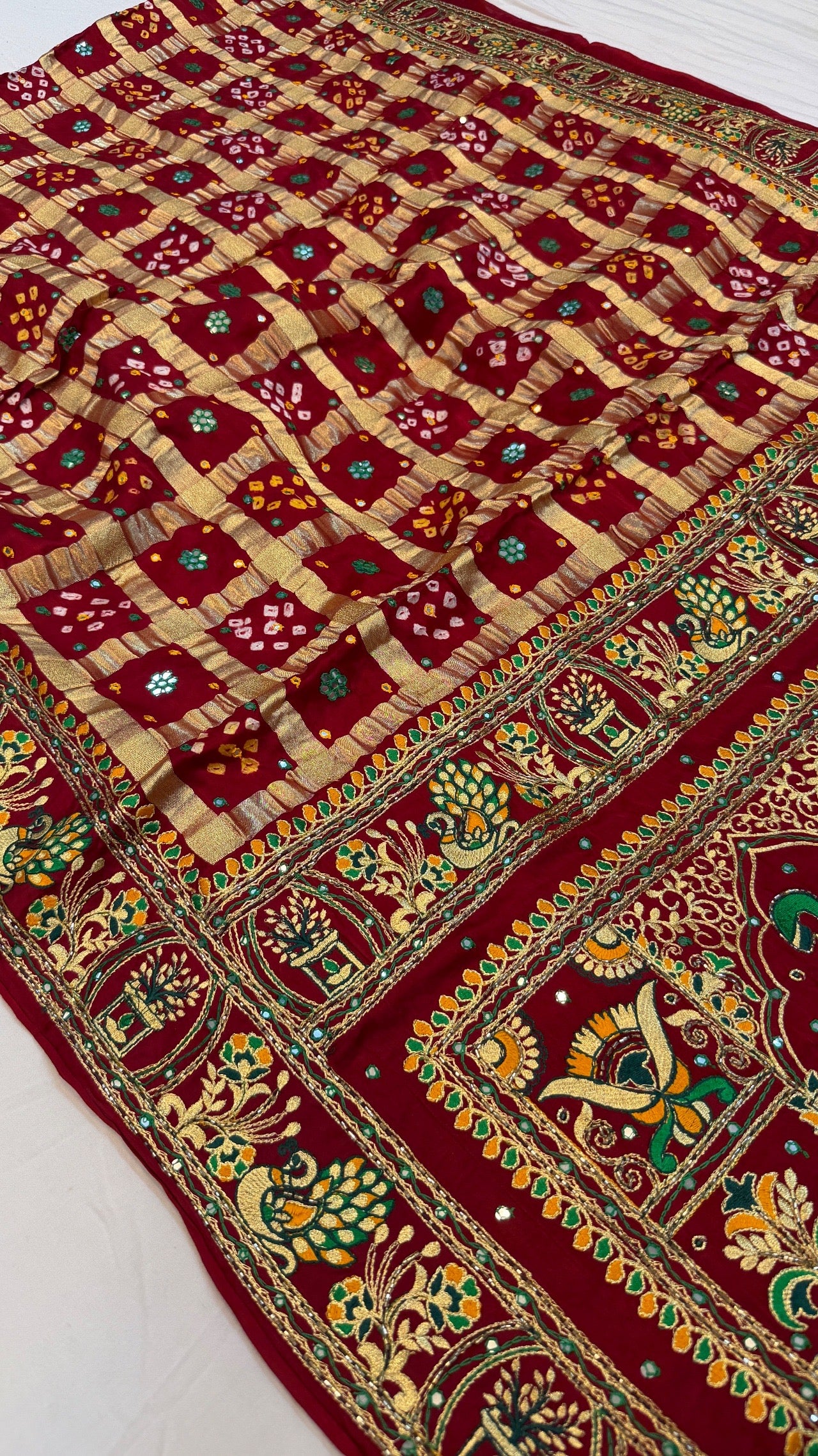 Traditional Gharchola Saree (A)
