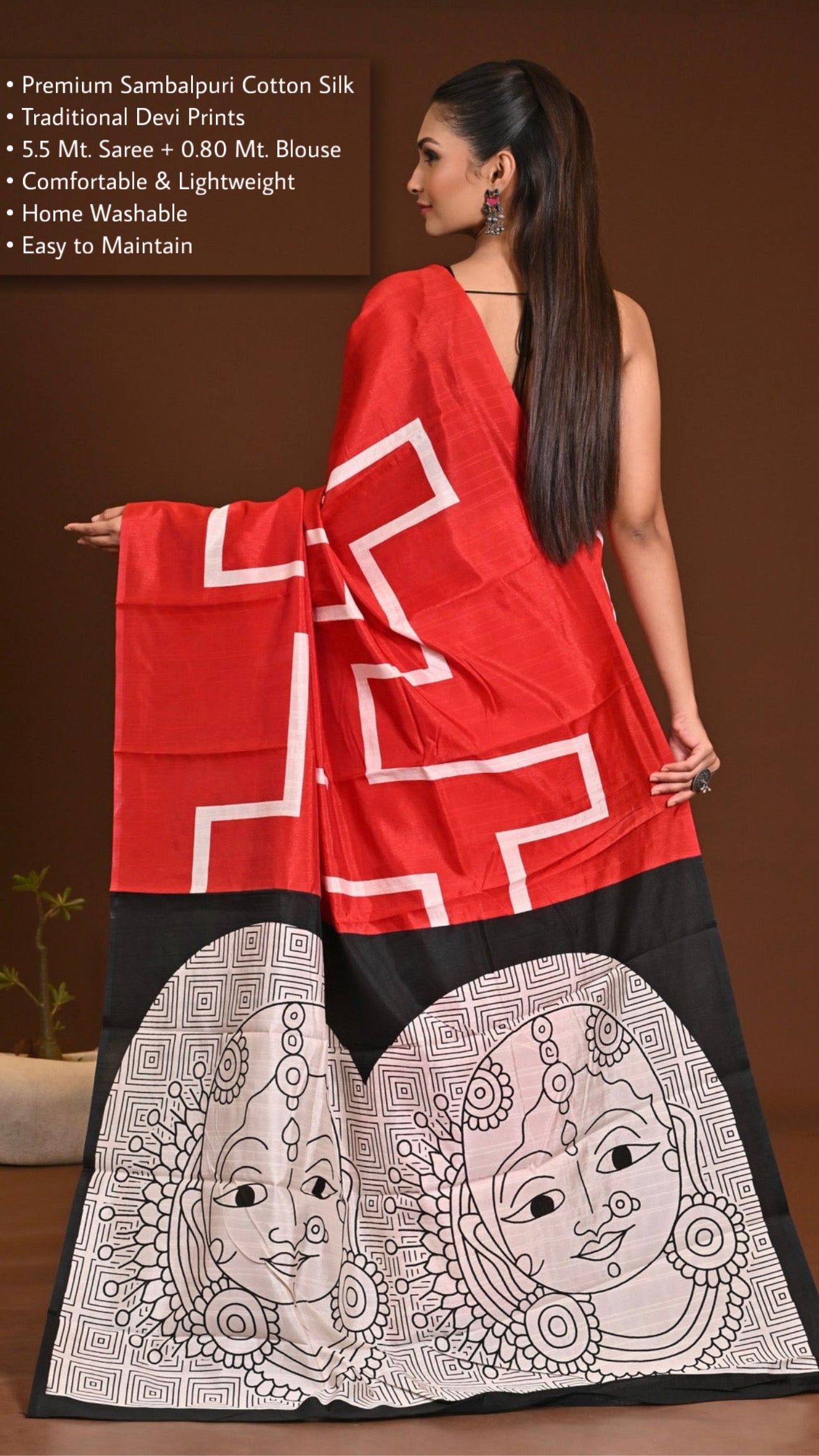 Devi Darpan, Sambalpuri Cotton Silk Saree