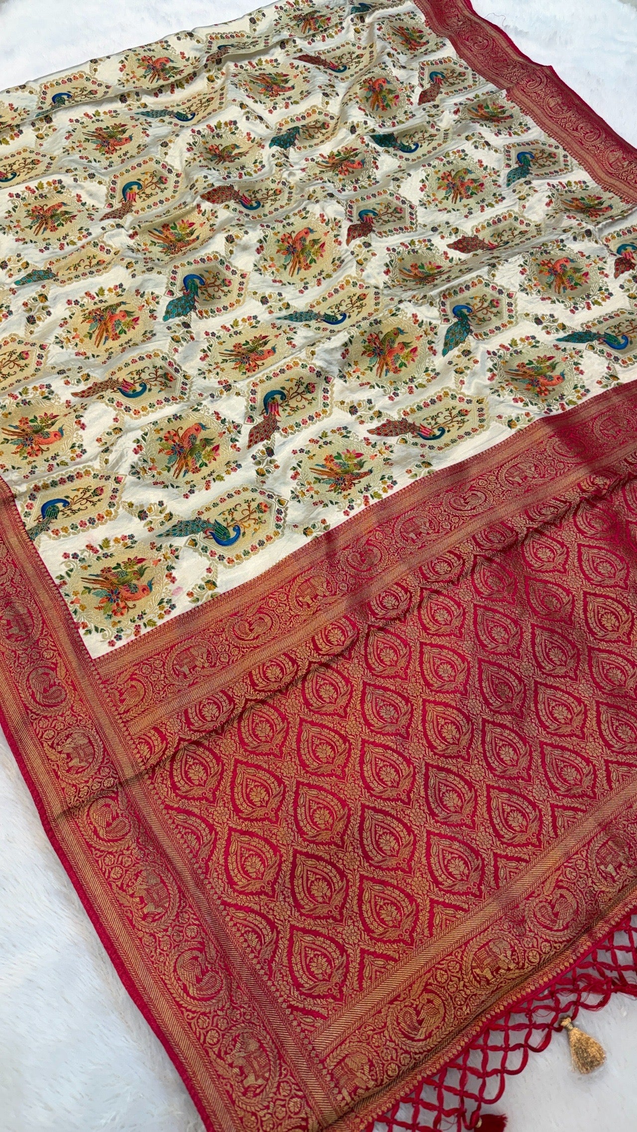 Pure Banarasee Rajawadi Silk Saree