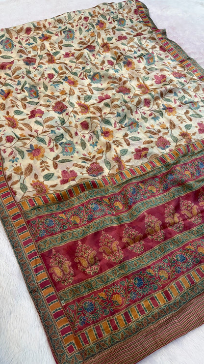 Premium Gulbahar Floral Saree
