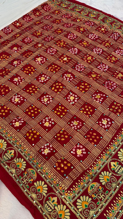 Traditional Gharchola Saree (G.)