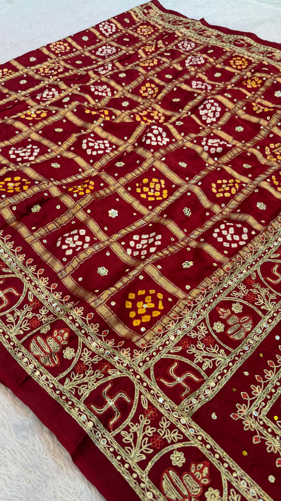 Traditional Gharchola Saree - 4062