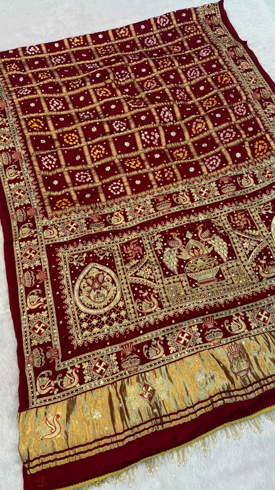 Traditional Gharchola Saree - 4060