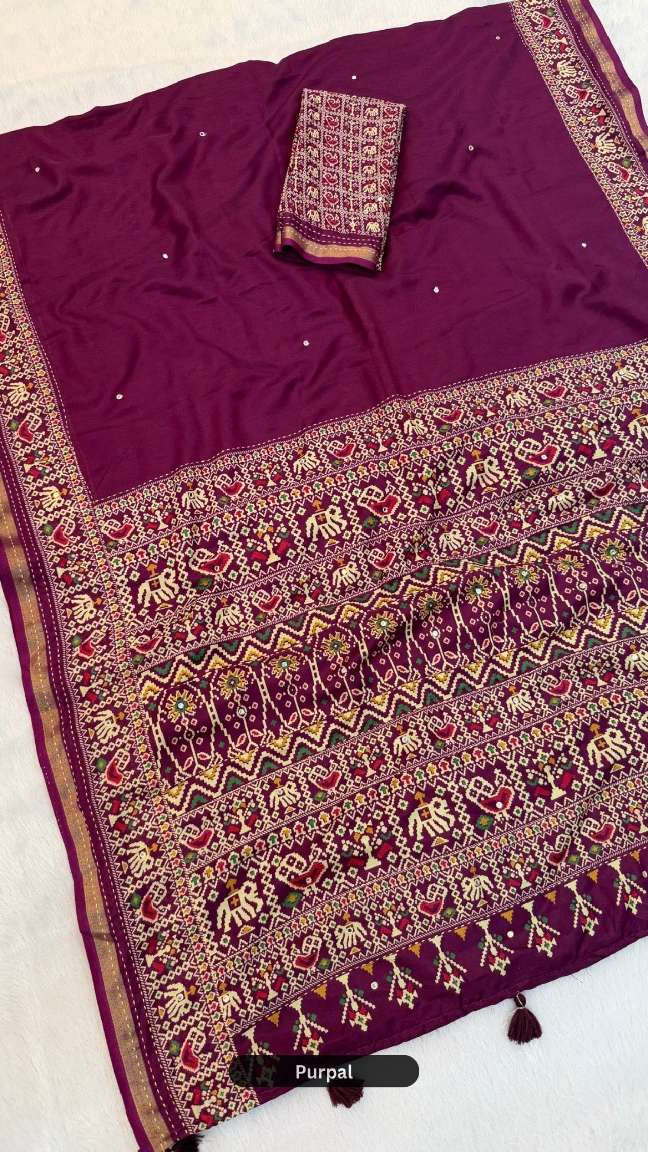 Trending Mul Cotten Mirror Work Saree SD2