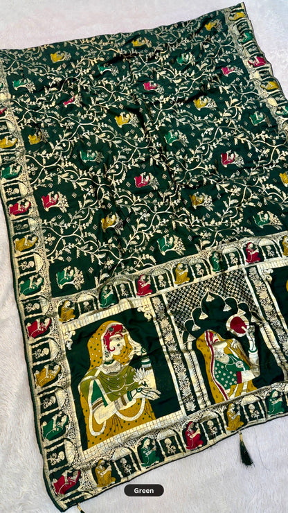 Maharani Mehfil : A Palace Woven into Six Yards.