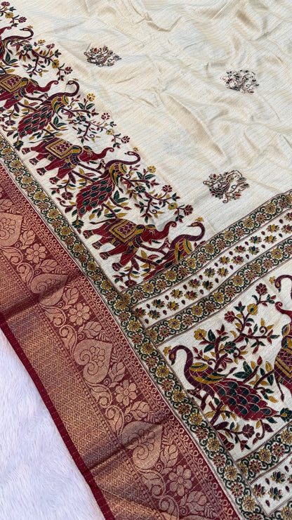 Rajawadi Look Saree AFb