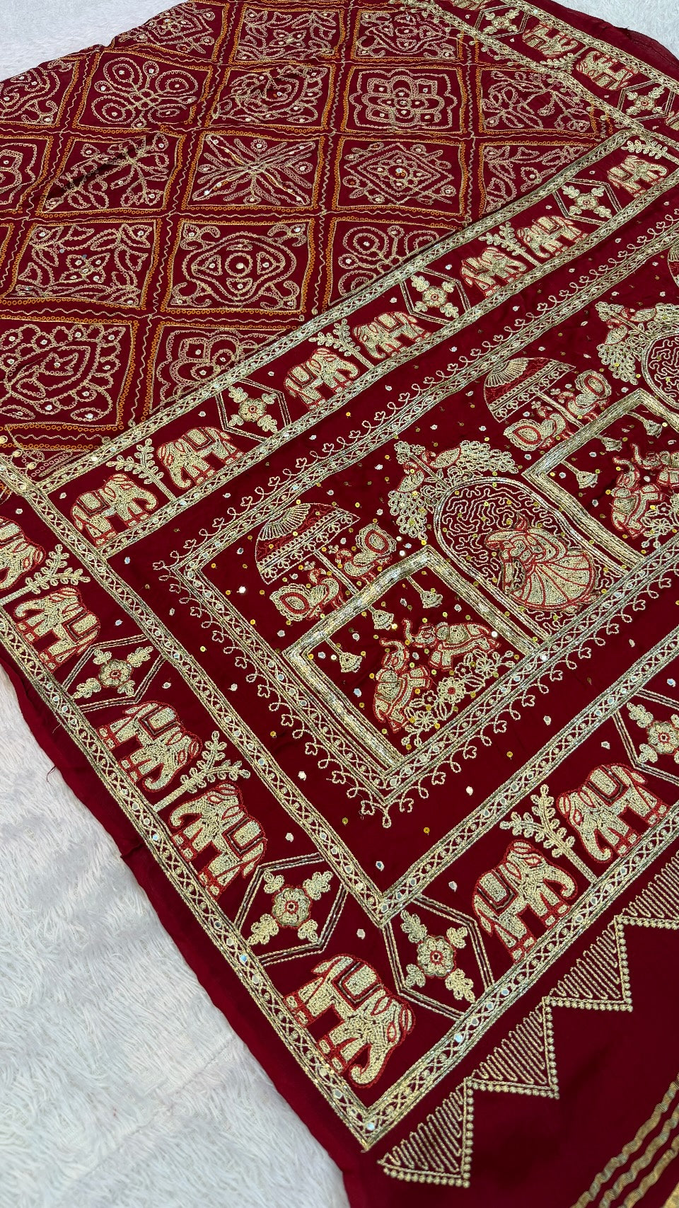 Traditional Gharchola Saree - 3026