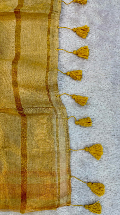 Golden Glow Kerela Tissue Silk Saree