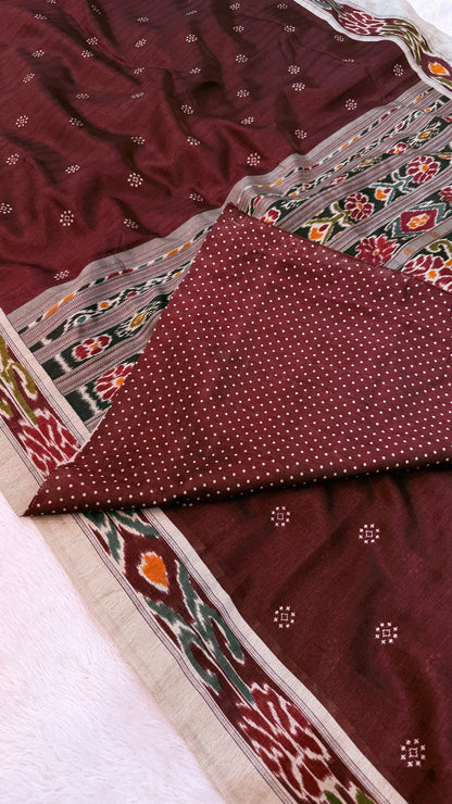Vintage Coco Patola Saree