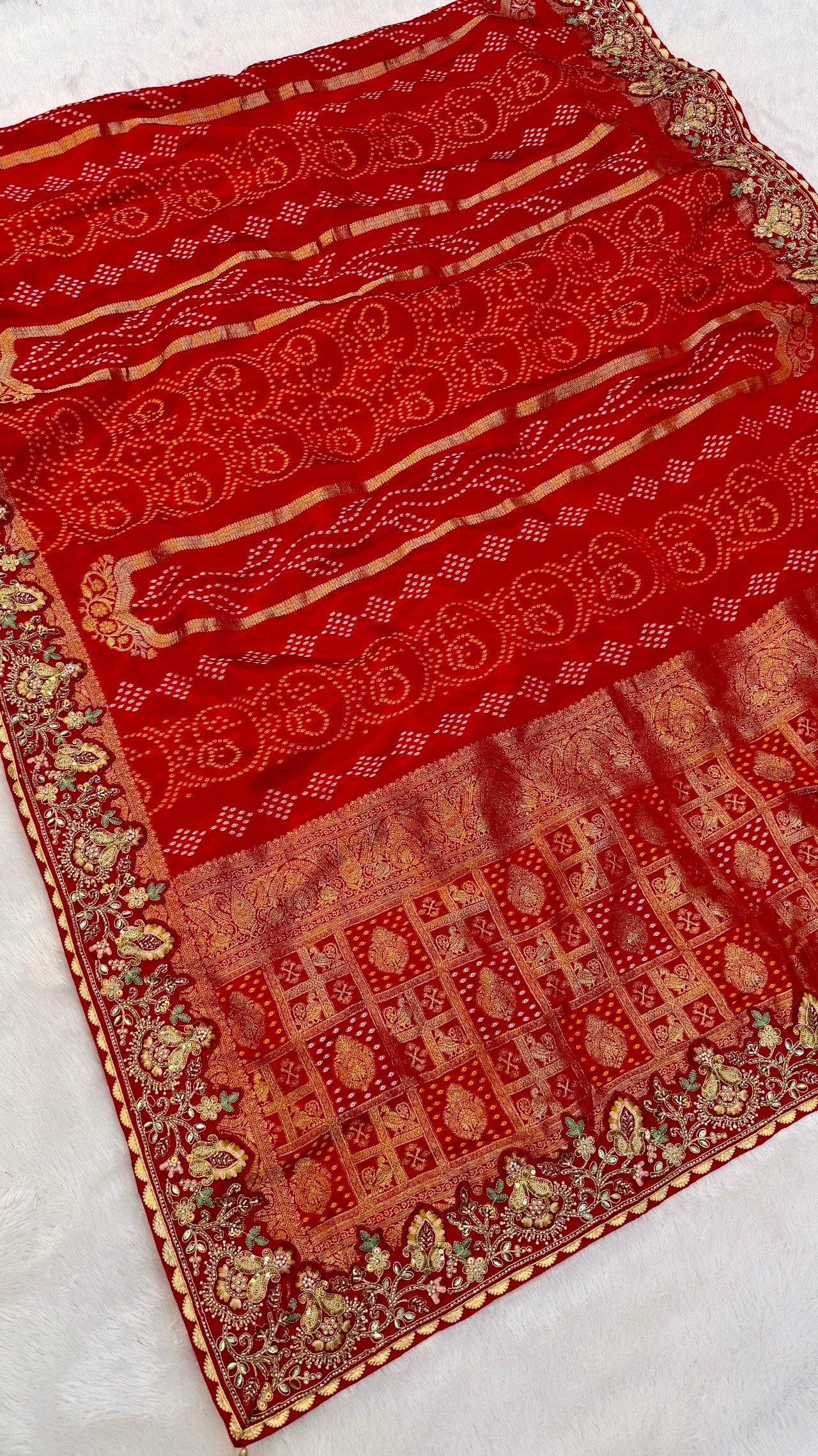 Laal Pari - The Handloom Atelier Handwork Saree (Vol.02)