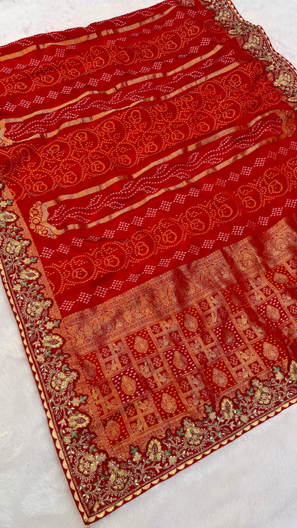 Laal Pari - The Handloom Atelier Handwork Saree (Vol.02)