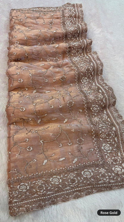 Party Wear Tissu Saree SALE