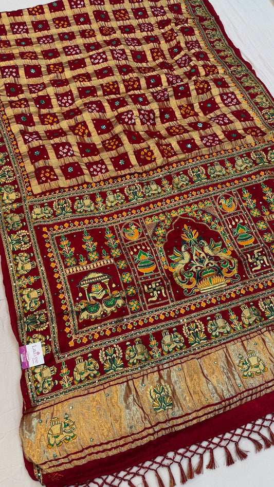 Traditional Gharchola Saree (G)