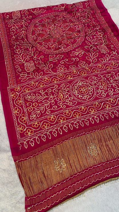 Svarna Saree :- Untouched & Sacred, Sudarshana Chakra