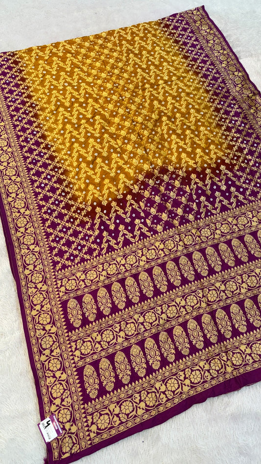 Hand Bandhani Saree SALE : 04