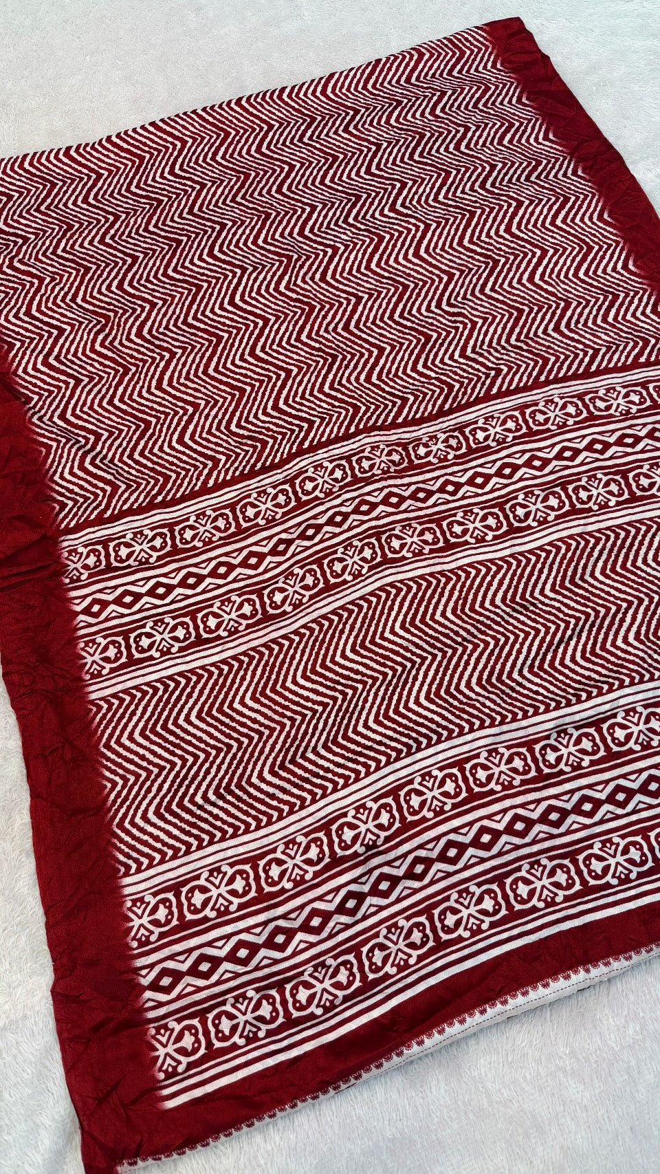 Lehariya Crush Saree FV