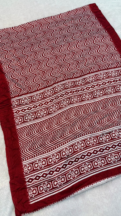 Lehariya Crush Saree FV