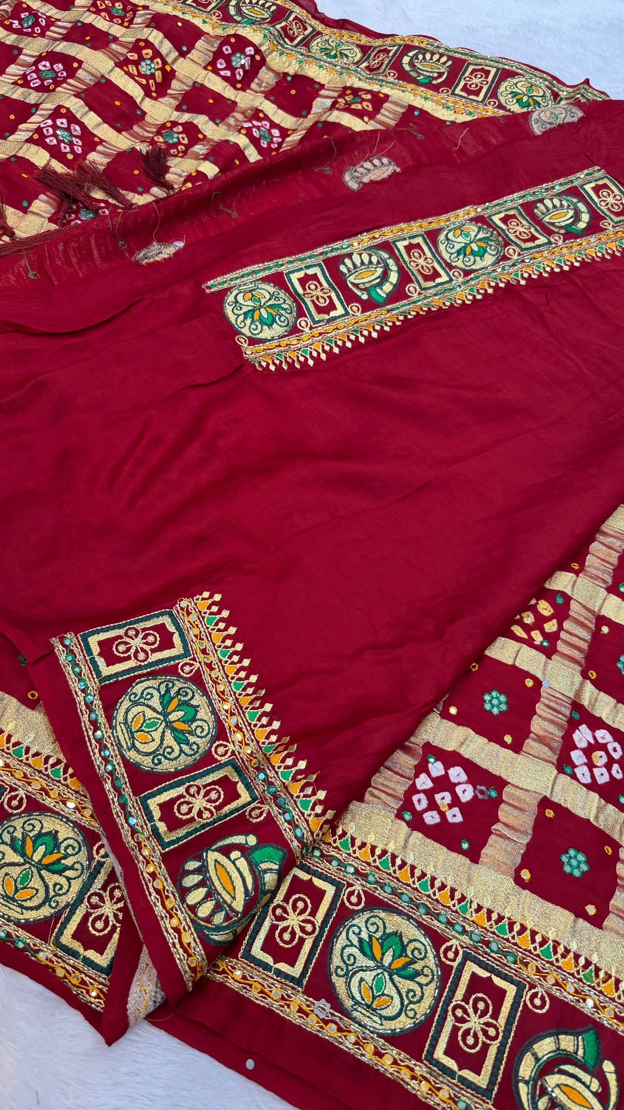 Traditional Gharchola Saree (E.)