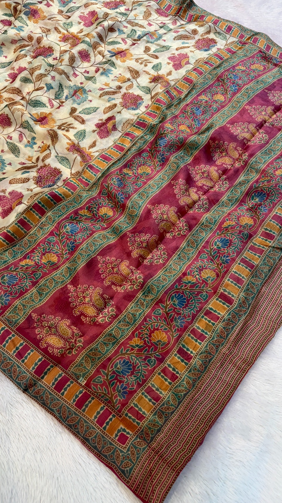 Premium Gulbahar Floral Saree