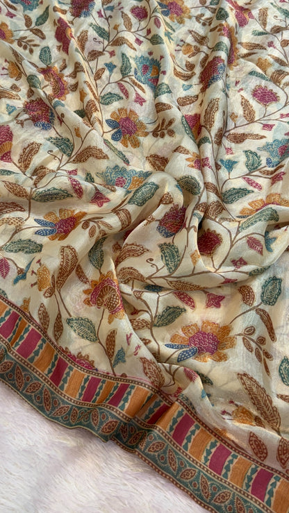 Premium Gulbahar Floral Saree