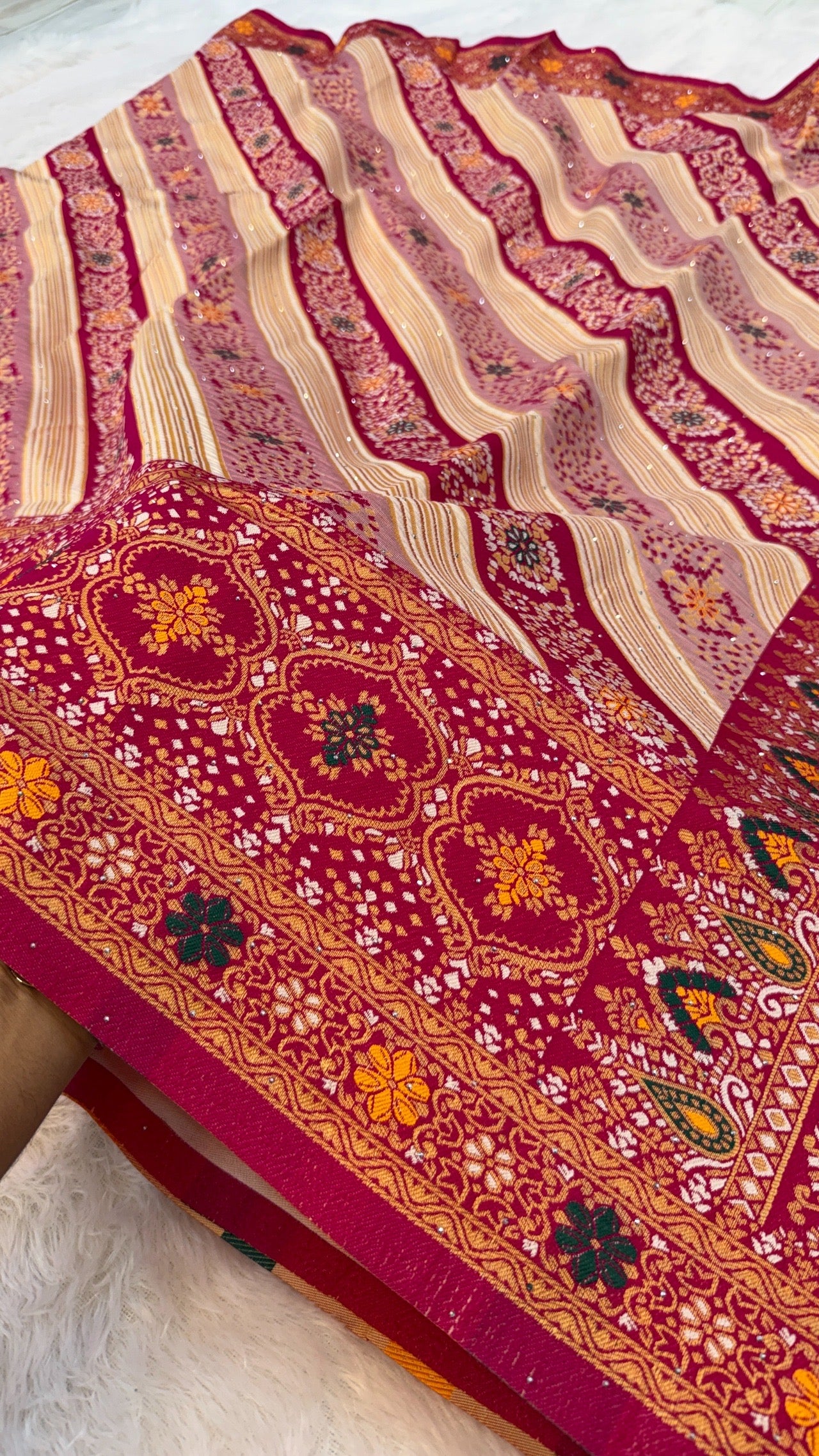 Rajawadi Lehariya Saree (Most Demanding)