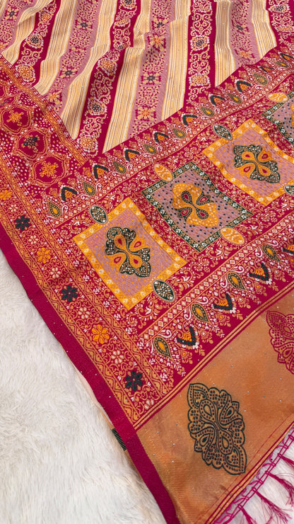 Rajawadi Lehariya Saree (Most Demanding)