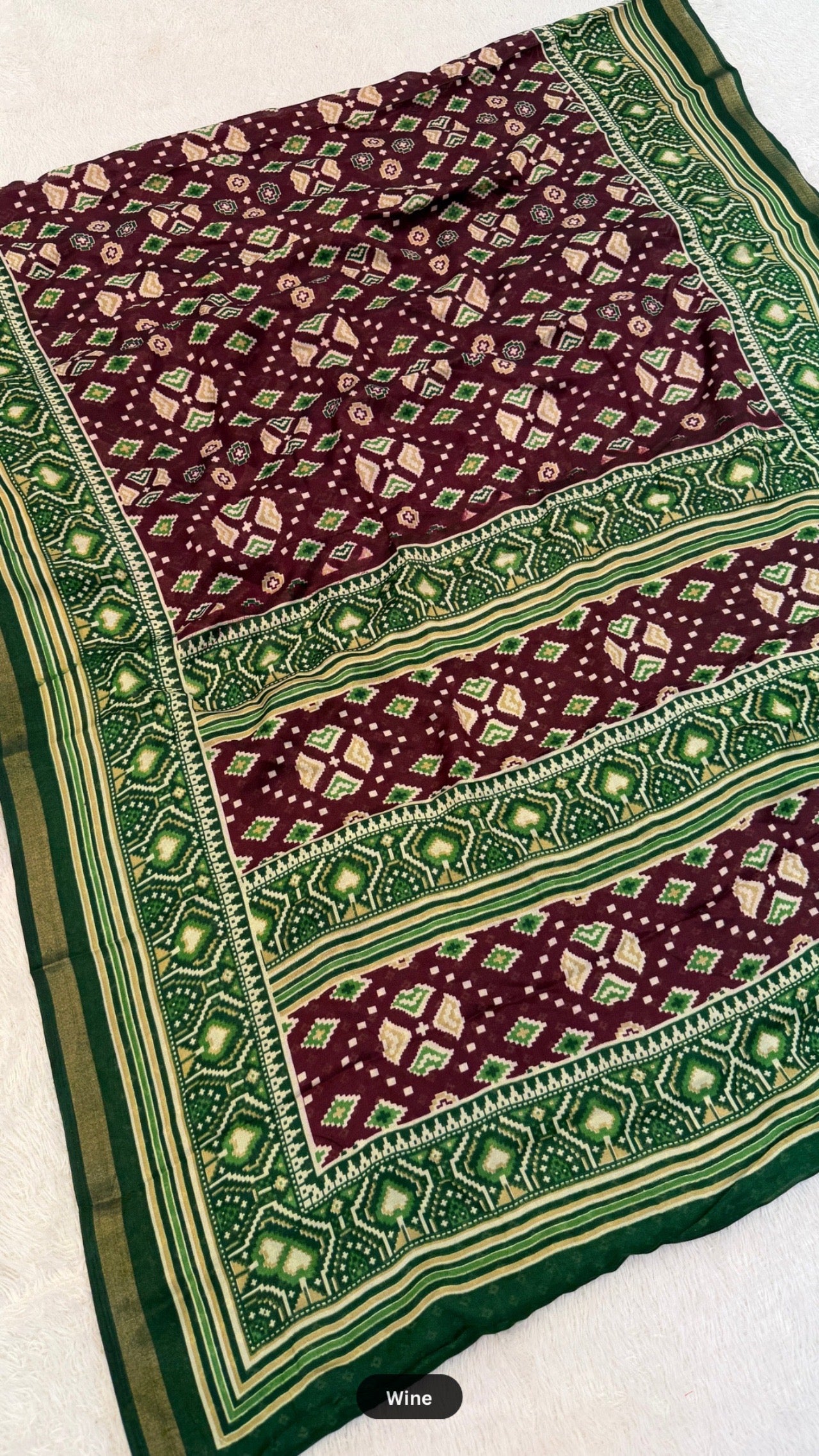 Ikkat Patola X Mul Cotten Saree