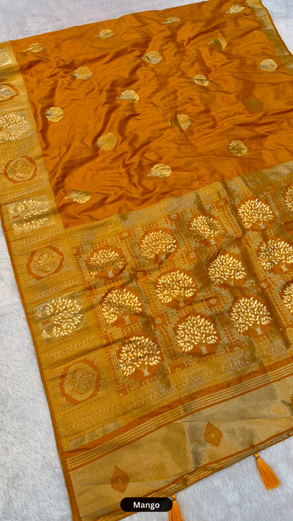 Kalpvriksh - Soft Banarasee Saree