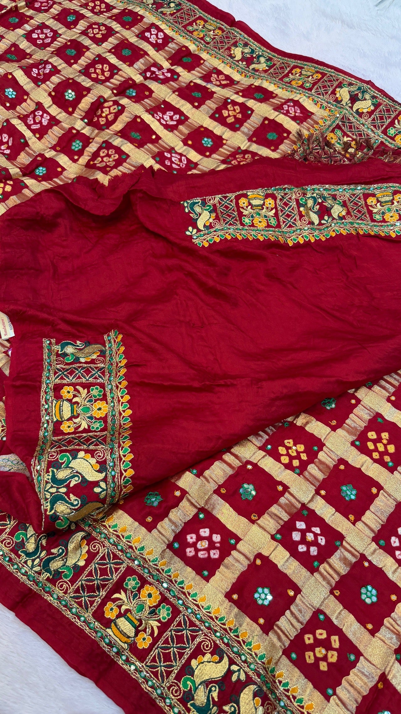 Traditional Gharchola Saree (D.)