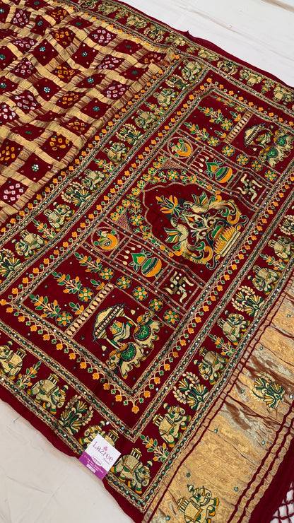 Traditional Gharchola Saree (G)